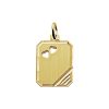Sense Jewelry | Graveerhanger Harten Mat Gediamanteerd | Nu te koop bij 14Karaats.nl | 10001091-Pendants