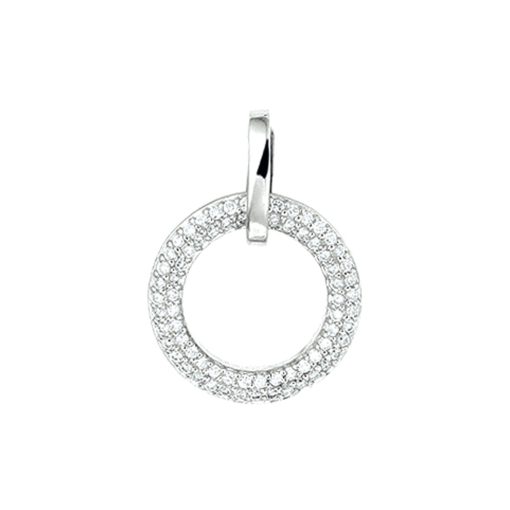 The Jewelry Collection | The Jewelry Collection Hanger Diamant 0.25ct H Si - Witgoud | Nu te koop bij 14Karaats.nl | 10001091-Pendants