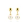 Marie-Celeste | Marie Celeste oorhangers parel - 5 - Goud | Nu te koop bij 14Karaats.nl | 10001087-Earrings/Body-piercing Jewellery