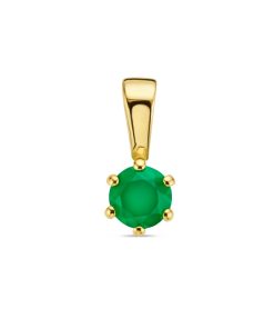 Its-Beautiful | hanger groen agaat | Nu te koop bij 14Karaats.nl | 10001091-Pendants