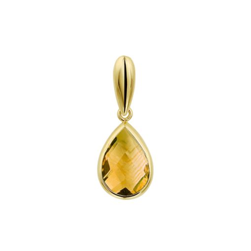 Marie-Celeste | Marie Celeste hanger citrien - Goud | Nu te koop bij 14Karaats.nl | 10001091-Pendants
