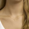 Sense Jewelry | Collier Letter 40 - 42 - 44 Cm | Nu te koop bij 14Karaats.nl | Armbanden