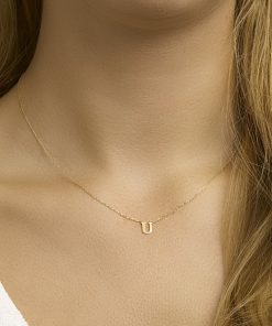 Sense Jewelry | Collier Letter 40 - 42 - 44 Cm | Nu te koop bij 14Karaats.nl | Armbanden