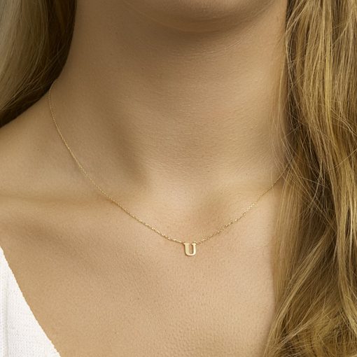 Sense Jewelry | Collier Letter 40 - 42 - 44 Cm | Nu te koop bij 14Karaats.nl | Armbanden