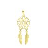 Lucardi | Lucardi Dames 14 Karaat geelgouden hanger dromenvanger - Hanger - 14 Karaat Goud - Geelgoud | Nu te koop bij 14Karaats.nl | 10001091-Pendants