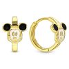 Juwelier Emo | Juwelier Emo - Mickey Mouse Oorbellen Goud - 14 Karaat – Diameter 12mm | Nu te koop bij 14Karaats.nl | 10001087-Earrings/Body-piercing Jewellery
