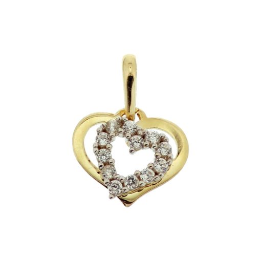Its-Beautiful | hanger hart zirkonia | Nu te koop bij 14Karaats.nl | 10001091-Pendants
