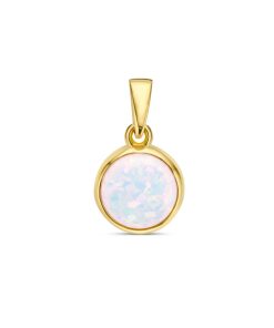 Its-Beautiful | hanger wit opaliet | Nu te koop bij 14Karaats.nl | 10001091-Pendants