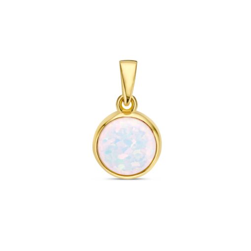 Its-Beautiful | hanger wit opaliet | Nu te koop bij 14Karaats.nl | 10001091-Pendants
