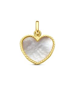 Its-Beautiful | hanger hartje parelmoer | Nu te koop bij 14Karaats.nl | 10001091-Pendants