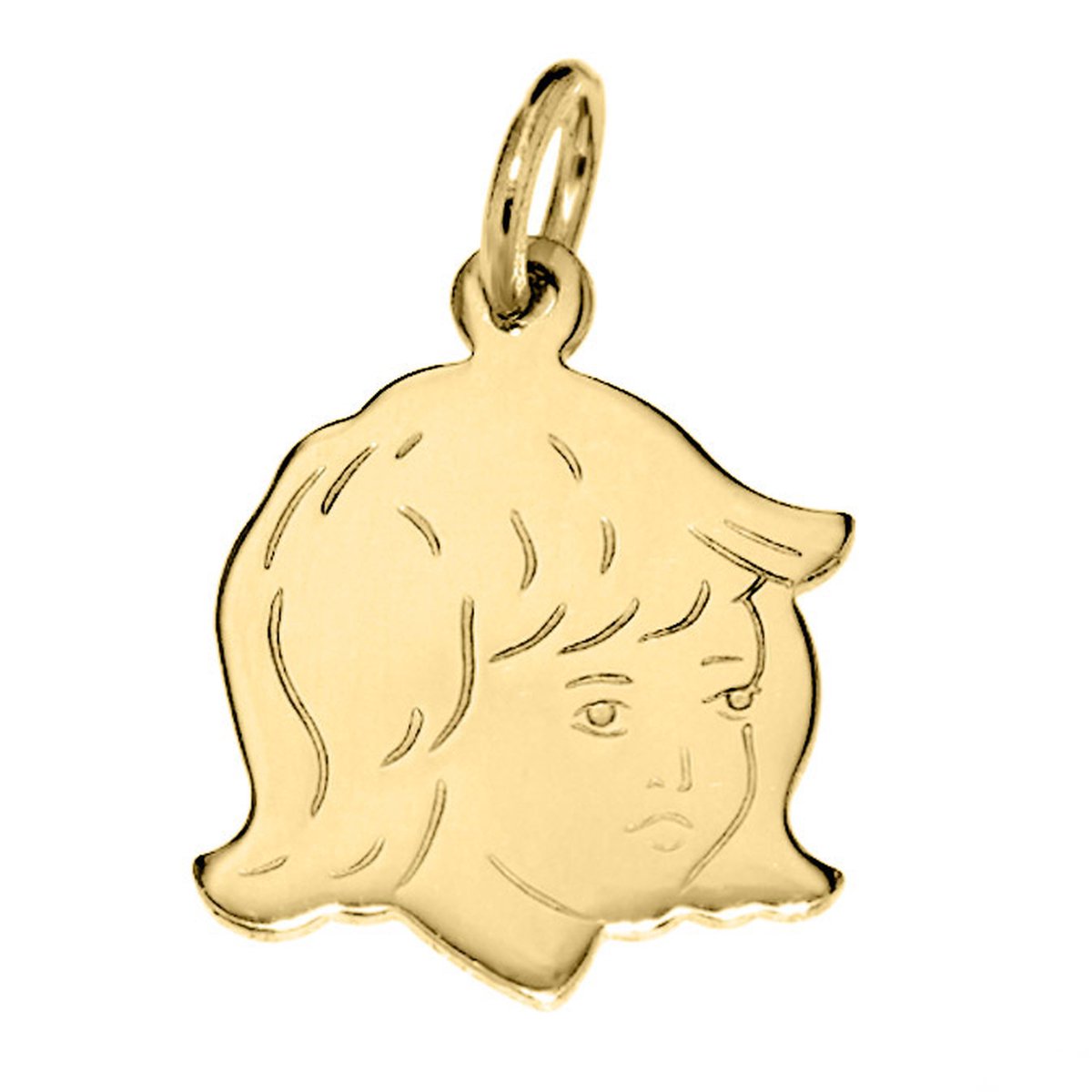 Zwartevalk | Juwelier Zwartevalk 14 karaat gouden meisjes kinderkop hanger - 14.101.165/14K | Koop bij 14Karaats.nl Zwartevalk | Juwelier Zwartevalk 14 karaat gouden meisjes kinderkop hanger - 14.101.165/14K | Nu te koop bij 14Karaats.nl | 10001091-Pendants