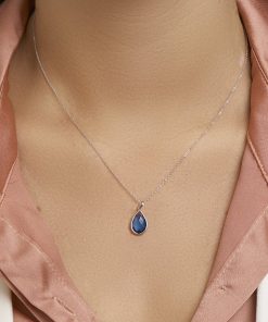 Sense Jewelry | Hanger London Blue Kwarts | Nu te koop bij 14Karaats.nl | 10001091-Pendants