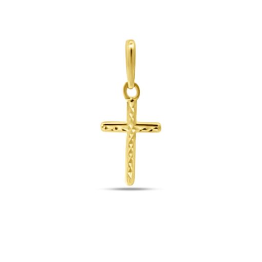 Silventi | Silventi 9NBSAM-G230307 Gouden Kruis Bewerkt - 10