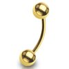 LMPiercings NL | Piercing rond gold plated - LMPiercings | Nu te koop bij 14Karaats.nl | 10001087-Earrings/Body-piercing Jewellery