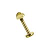Piercings works | 18 Karaat Schattige Hartje Oor Piercing | Nu te koop bij 14Karaats.nl | 10001087-Earrings/Body-piercing Jewellery