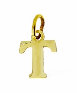 Star juwelier | Goud Hanger Letter T 14 karaats | Nu te koop bij 14Karaats.nl | 10001091-Pendants