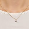 Its-Beautiful | 14K Geelgouden Ronde Hanger met Heldere Zirkonia | Nu te koop bij 14Karaats.nl | 10001091-Pendants
