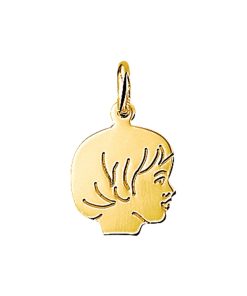 Sense Jewelry | Hanger Meisje 15 X 12 Mm | Nu te koop bij 14Karaats.nl | 10001091-Pendants