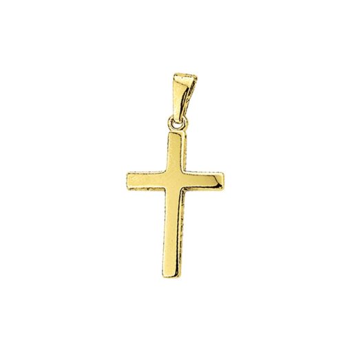 Kasius | Trendjuwelier huiscollectie 4007372 Gouden bedel kruis | Nu te koop bij 14Karaats.nl | 10001091-Pendants