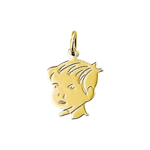 Sense Jewelry | Hanger Jongen 19 X 15 Mm | Nu te koop bij 14Karaats.nl | 10001091-Pendants