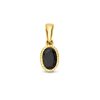 Its-Beautiful | hanger zwart zirkonia 14 mm | Nu te koop bij 14Karaats.nl | 10001091-Pendants