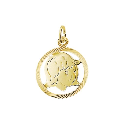 Sense Jewelry | Hanger Meisje Gediamanteerd 19 Mm | Nu te koop bij 14Karaats.nl | 10001091-Pendants
