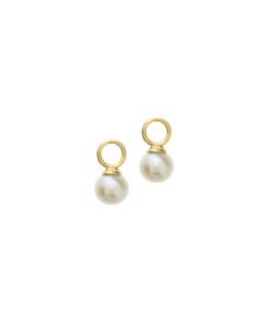 Its-Beautiful | Geelgouden oorringhangers parel 4012133 | Nu te koop bij 14Karaats.nl | 10001091-Pendants