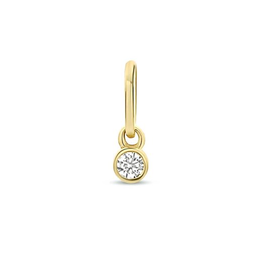 Its-Beautiful | hanger rond zirkonia | Nu te koop bij 14Karaats.nl | 10001091-Pendants