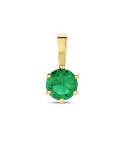 Its-Beautiful | Hanger Met Geboortesteen Zirkonia 14K Geelgoud | Nu te koop bij 14Karaats.nl | 10001091-Pendants