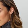 Sense Jewelry | Klapoorringen Zirkonia | Nu te koop bij 14Karaats.nl | 10001087-Earrings/Body-piercing Jewellery