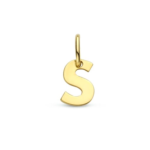 Marie-Celeste | Marie Celeste hanger letter - Goud | Nu te koop bij 14Karaats.nl | 10001091-Pendants