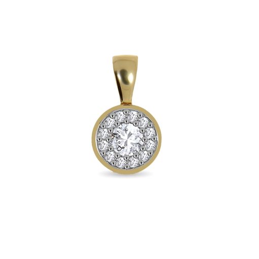 Zwartevalk | Juwelier Zwartevalk 14 karaat gouden hanger met zirkonia - 14.260 | Nu te koop bij 14Karaats.nl | 10001091-Pendants