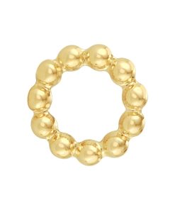 Its-Beautiful | Hanger Rondje Bolletjes 14K Geelgoud | Nu te koop bij 14Karaats.nl | 10001091-Pendants
