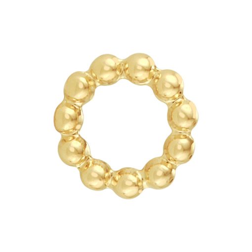Its-Beautiful | Hanger Rondje Bolletjes 14K Geelgoud | Nu te koop bij 14Karaats.nl | 10001091-Pendants