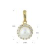 Sense Jewelry | Hanger Parel En Zirkonia | Nu te koop bij 14Karaats.nl | 10001091-Pendants