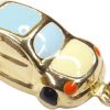 Christian | Gouden emaille auto hanger | Nu te koop bij 14Karaats.nl | 10001091-Pendants