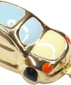 Christian | Gouden emaille auto hanger | Nu te koop bij 14Karaats.nl | 10001091-Pendants