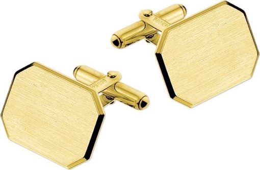 The Jewelry Collection For Men | The Jewelry Collection For Men Manchetknopen Poli/mat Gediamanteerd - Goud | Nu te koop bij 14Karaats.nl | 10001086-Cuff-links