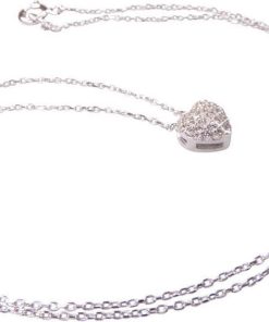 Christian | Wit gouden zirkonia harten hanger | Nu te koop bij 14Karaats.nl | 10001091-Pendants