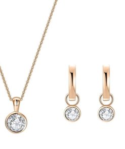 Di Lusso | Di Lusso - Set Xena - 18K Rosé-gouden plating - Rosé - Dames - 42 + 3 cm | Nu te koop bij 14Karaats.nl | 10001388-Jewellery Variety Packs