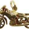 Christian | Gouden dual sport motor hanger | Nu te koop bij 14Karaats.nl | 10001091-Pendants