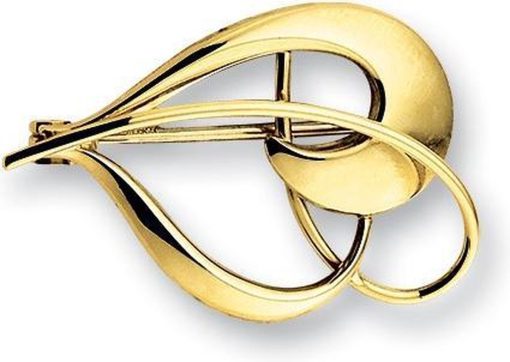 Huiscollectie | Huiscollectie 4009222 Gouden broche | Nu te koop bij 14Karaats.nl | 10001085-Brooches