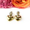 Sophie | oorringen in geel en wit goud gezet met diamant | Nu te koop bij 14Karaats.nl | 10001087-Earrings/Body-piercing Jewellery