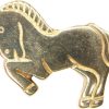 Christian | Gouden plat paard hanger | Nu te koop bij 14Karaats.nl | 10001091-Pendants