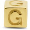 New Bling | New Bling 9NBG-912G Gouden Kubus met Letter G - 3