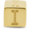 New Bling | New Bling 9NBG-912I Gouden Kubus met Letter I - 3
