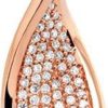 The Jewelry Collection | The Jewelry Collection Hanger Diamant 0.25 Ct. - Ros�goud | Nu te koop bij 14Karaats.nl | 10001091-Pendants