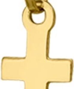The Jewelry Collection | The Jewelry Collection Hanger Kruis - Goud | Nu te koop bij 14Karaats.nl | 10001091-Pendants