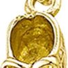 The Jewelry Collection | The Jewelry Collection Hanger Baby Schoen Massief - Goud | Nu te koop bij 14Karaats.nl | 10001091-Pendants