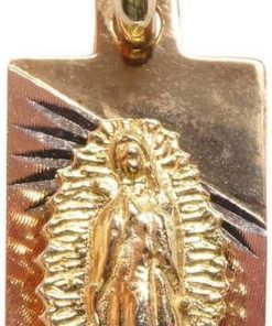 Christian | Tricolor gouden beschermheilige hanger | Nu te koop bij 14Karaats.nl | 10001091-Pendants